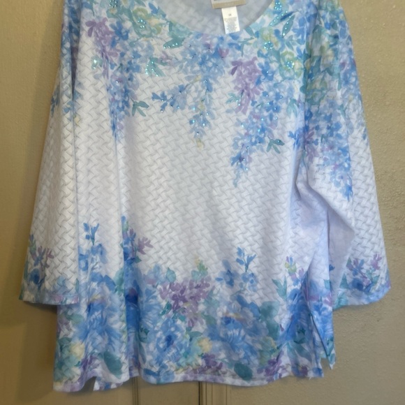 NWT Sz 3x Alfred Dunner st Thomas lace like top - Picture 1 of 6